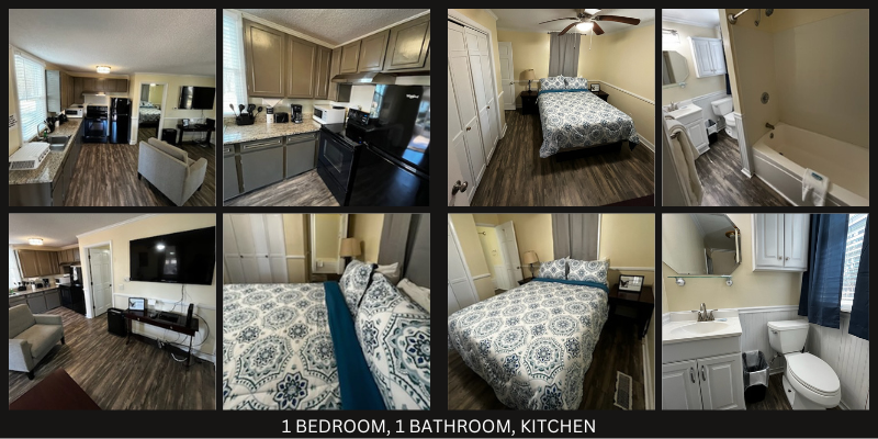 1 Bedroom, 1 Bathroom, Kitchen 